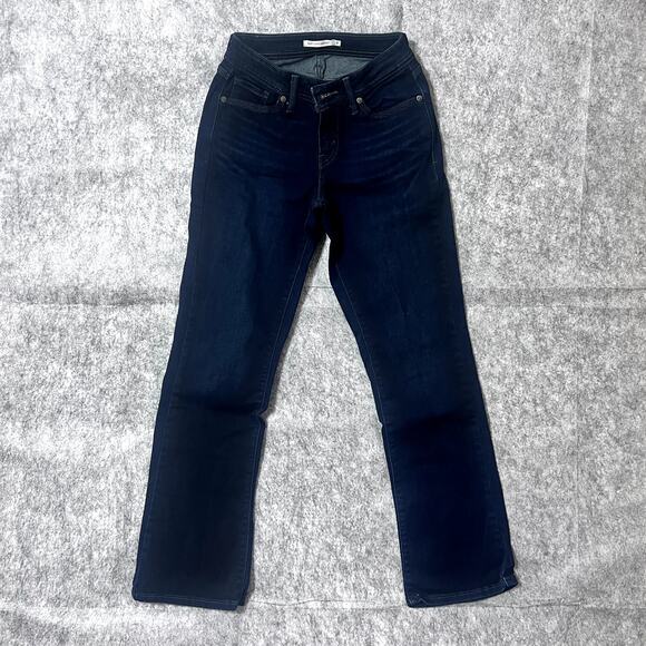 Levis Jeans Women Sz 4 Blue 529 Curvy Bootcut Stretch Demin - Picture 1 of 11